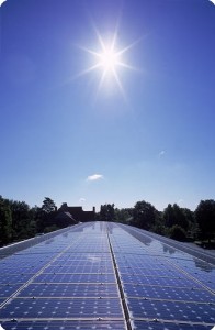 solar panels sun