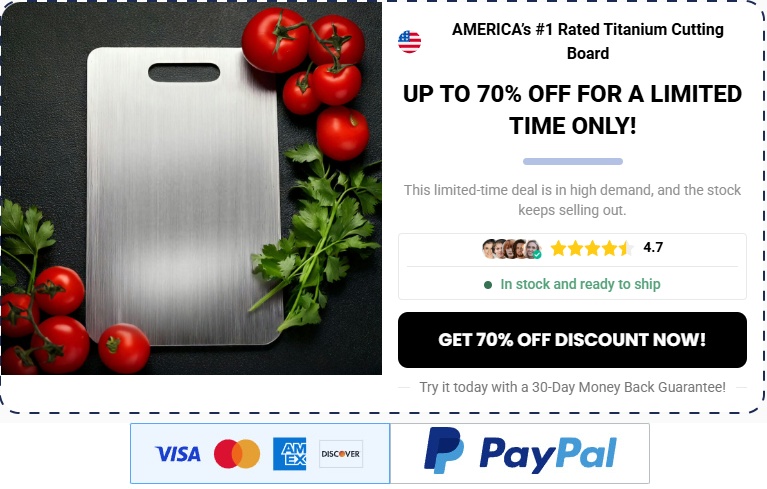 Katuchef Titanium Cutting Board | Katuchef Reviews & Complaints