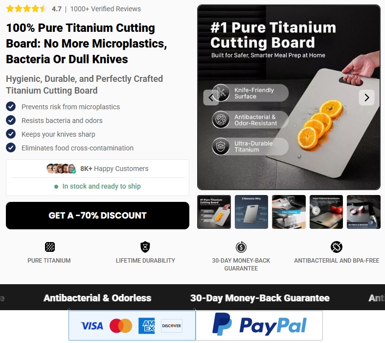 Katuchef Titanium Cutting Board | Katuchef Reviews & Complaints