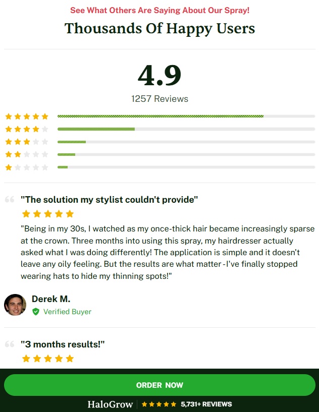 Halogrow Hair Spray Review: Consumer Reports Analysis