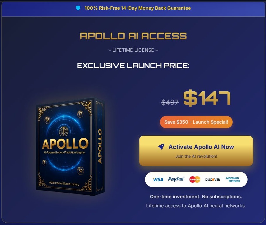Apollo AI Lottery Review: Can AI Help You Pick Better Lottery Numbers?